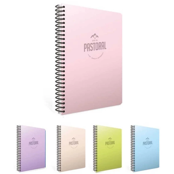 Gıpta Pastoral Defter Çizgili Spralli Plastik Kapak Defter A4 60 Yaprak (Adet Fiyatıdır)