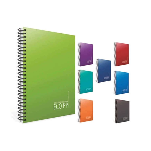 Gıpta Spiralli Defter Eko Plastik Kapak Çizgili 80 Yaprak A4 (Adet) ürün görseli