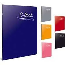 Gıpta C Book Dikişli Plastik Kapak Defter A4 60 Yaprak Kareli (Adet Fiyatıdır)