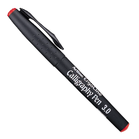 Artline Kaligrafi Kalemi 3.0 MM Kırmızı