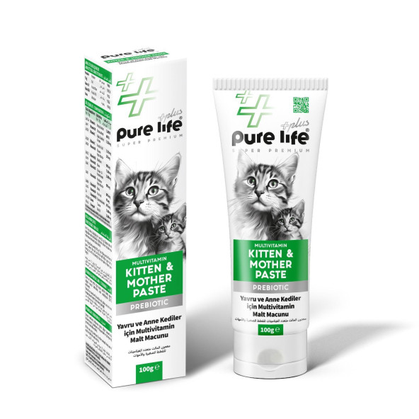 PURE LİFE PLUS KİTTEN MOTHER PASTE 100 GR SKT 18.03.2026