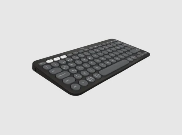 LOGITECH K380S PEBBLE KEYS 2 GRAFIT 920-011859 - Resim 2