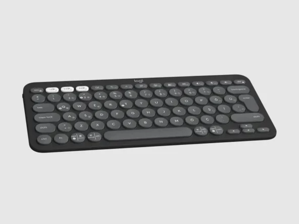 LOGITECH K380S PEBBLE KEYS 2 GRAFIT 920-011859 - Resim 3