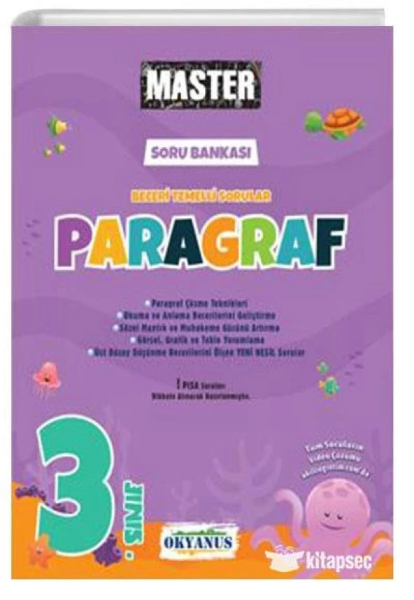 3. Sınıf Master Paragraf Soru Bankası ürün görseli 1