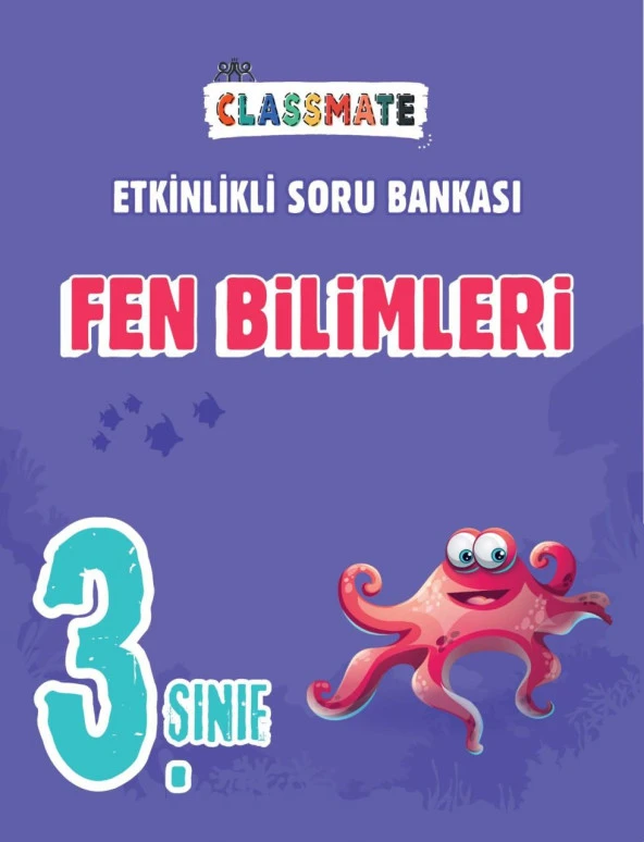 3. Sınıf Fen Bilimleri Etkinlikli Soru Bankası Classmate ( İadesizdir ) ürün görseli 1