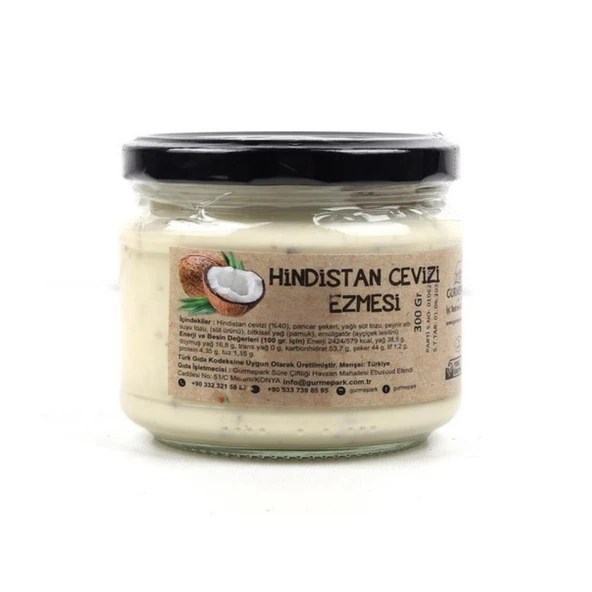 Gurmepark Hindistan Cevizi Ezmesi 300 g e