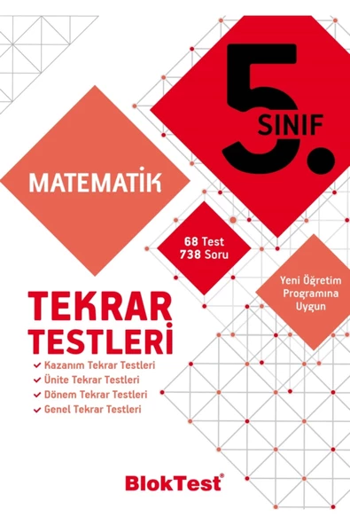 5. Sınıf Matematik Tekrar Testleri ürün görseli 1