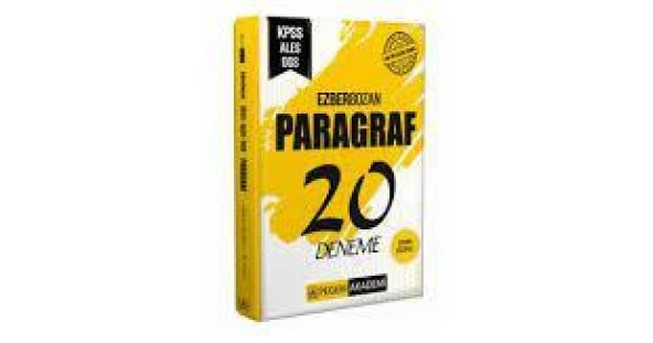 Kpss Pragraf Deneme Ezberbozan 20 'li ürün görseli 1