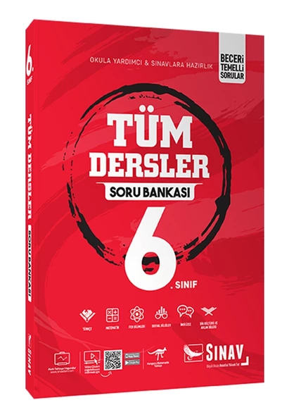 6. Sınıf Tüm Dersler Soru Bankası ürün görseli 1
