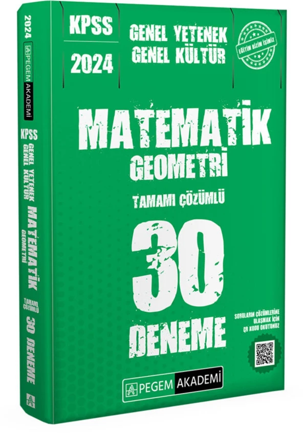 Kpss Genel Kültür Genel Yetenek Matematik-geometri 30 Deneme ürün görseli 1