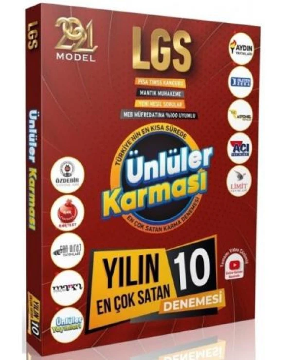 8. Sınıf Lgs Deneme 10 Fasikül Ünlüler Karması ürün görseli 1