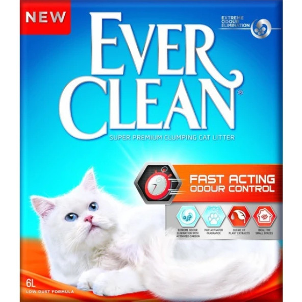 Ever Clean Fast Acting Odour Control 6 lt Kedi Kumu