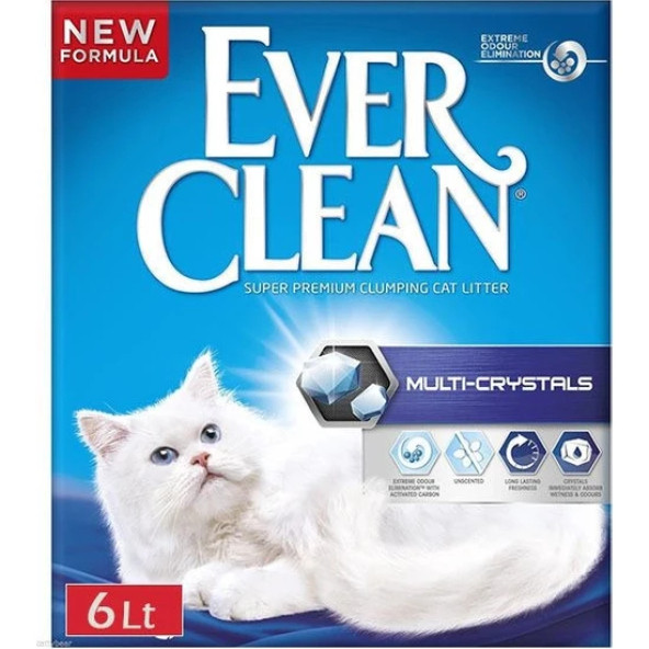 Ever Clean Multi Crystals 6 lt Kedi Kumu