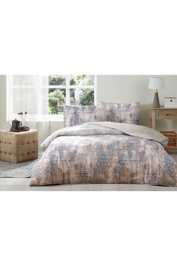 Özdilek Vintage Rug Çift Kişilik Soft Life Saten Nevresim Takımı 200 x 220 - 4