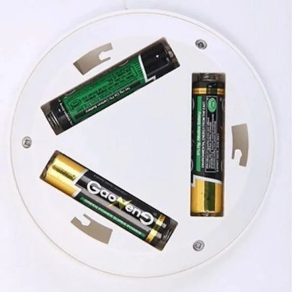 Uzaktan Kumandalı Dokunmatik Pilli Led Spot Lamba 3 Lü Set Mutfak Gardorap Dekoratif Led Lamba - 5