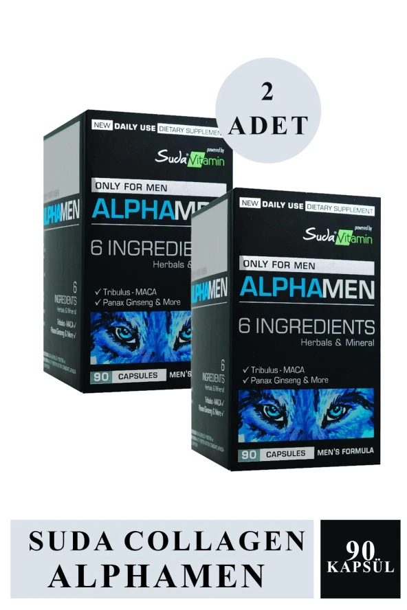 Suda Vitamin Alphamen 90 Kapsül 2 Adet