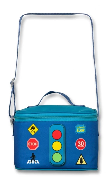 Ümit Çanta Cennec Mavi Trafik Isı Yalıtımlı Erkek Çocuk Beslenme Çantası - 2