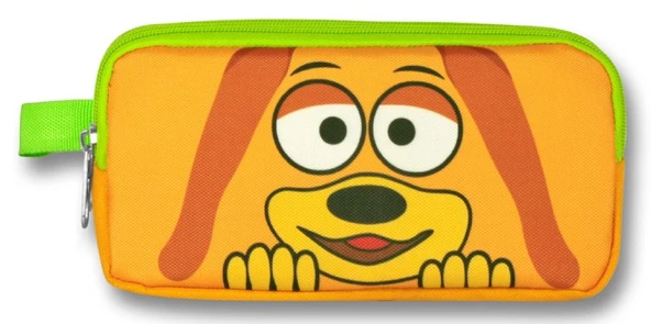 Ümit Çanta Cennec Sevimli Köpek Kalem Çantası - Sarı-Yeşil - Erkek Çocuk - 2