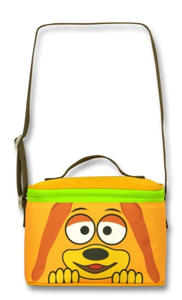 Ümit Çanta Cennec Sevimli Köpek Yeşil Sarı Isı Yalıtımlı Erkek Çocuk Okul Beslenme Çantası - Resim 2