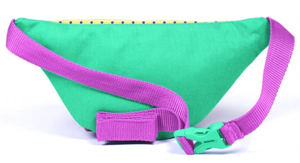 Coral High Sarı Pembe Sevimli Köpek Baskılı Kız Çocuk Bel Çantası - 2