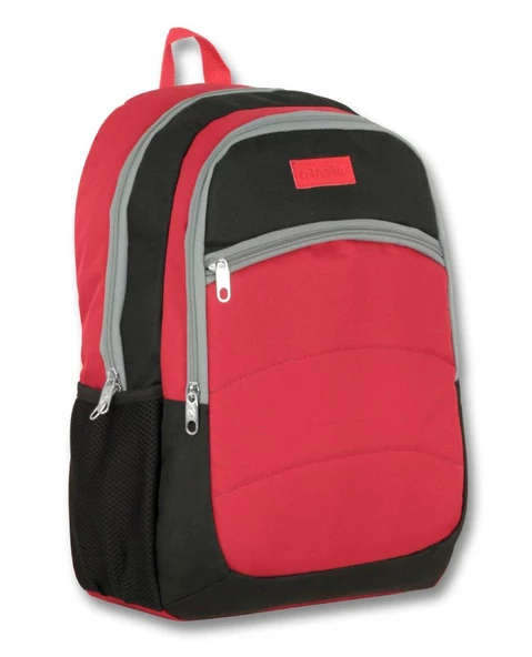 Ümit Çanta Cennec Ortaokul Kolej Lise ve Günlük Sırt Çantası - Kırmızı-Siyah - Erkek ürün görseli