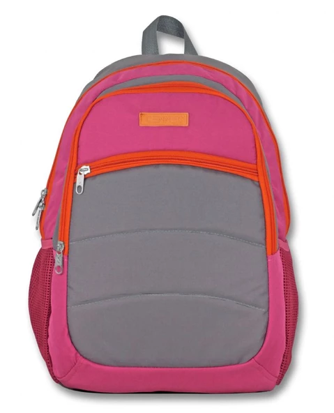 Ümit Çanta Cennec Ortaokul Kolej Lise ve Günlük Sırt Çantası - Gri-Pembe - Kız - Resim 2