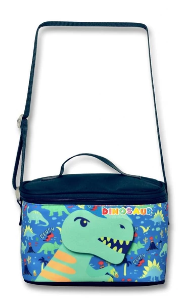 Ümit Çanta Cennec Lacivert-Yeşil Dİnazor Isı Yalıtımlı Beslenme Çantası - Erkek Çocuk - 2