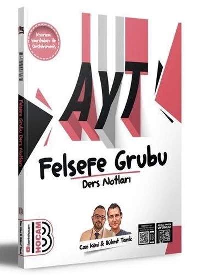 2025 AYT Felsefe Grubu Ders Notları Benim Hocam Yayınları