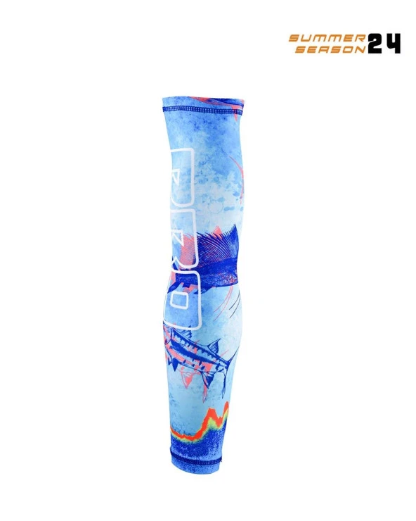 Fujin Pro Angler Arm Sleeve Kolluk Echo Fish - 2