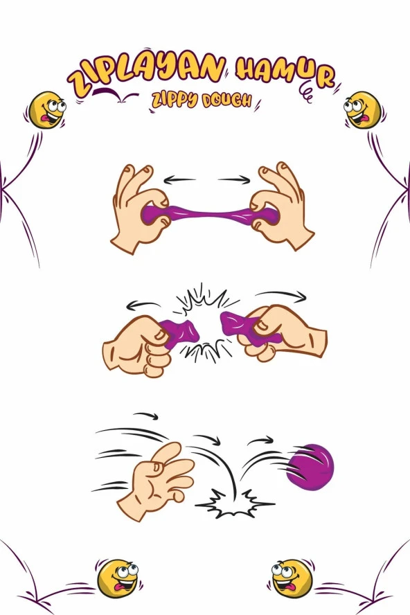 Disney Princess Zıplayan Hamur 30 g Açık Mor-Red Castle ZDB-37 - 2