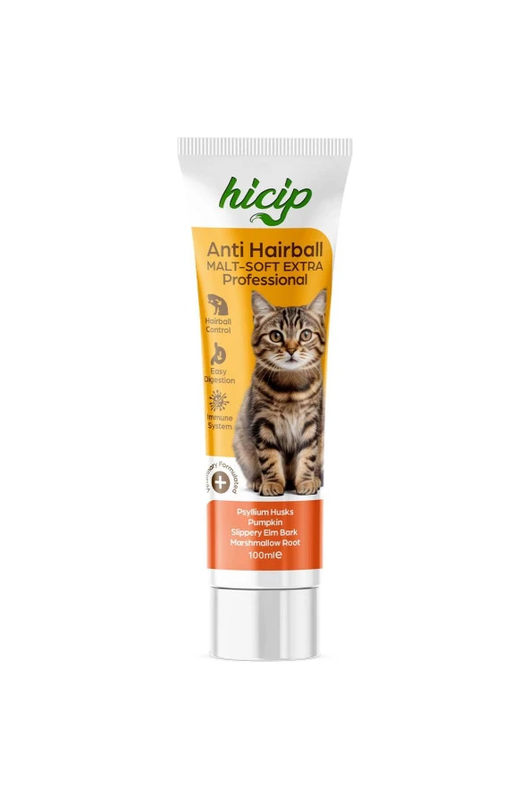 Hicip Anti Hairball Kedi Malt Macunu 100 Ml