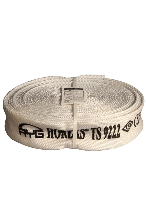 2" İÇİ PVC BEYAZ 30 MT YANGIN HORTUMU TS 9222 - TS EN 14540 BELGELİ HORTUM