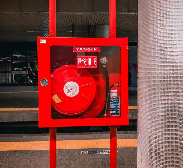 1" YARI SERT YANGIN DOLABI HORTUMU YARI SERT YANGIN HORTUMU TS 694 BELGELİ 20 MT - 2