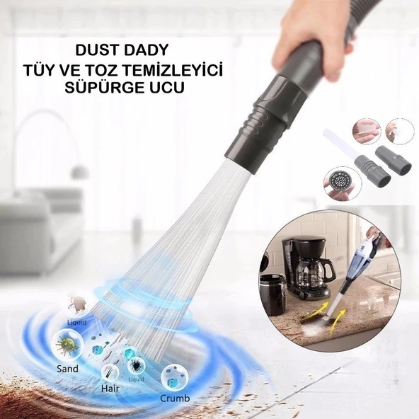 Dust Dady Toz Tüy Temizleyici Süpürge Ucu