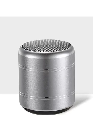Mini Alüminyum TWS Kablosuz Bluetooth Hoparlör – Yuvarlak Metal Tasarım, Yüksek Bas ve Taşınabilir Özellikler - 3