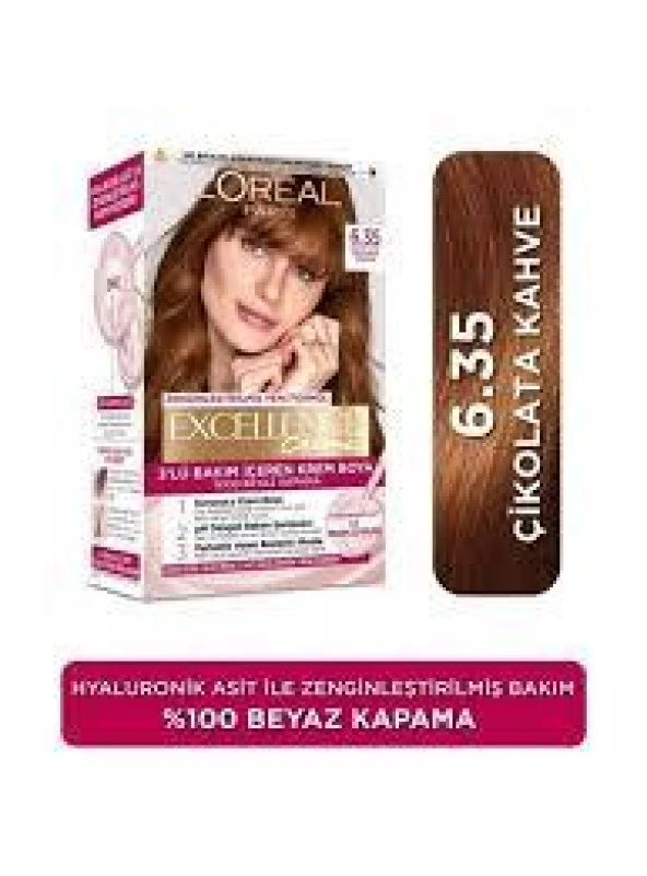 Loreal Paris Excellence Creme Saç Boyası 6.35 Çikolata Kahve