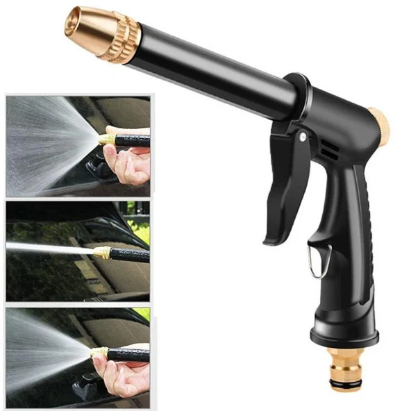 Valkyrie Basınçlı Su Püskürtme Tabancası Araba Yıkama Bahçe Sulama Evrensel Hortum ve Musluk Uyumlu H2 - 6