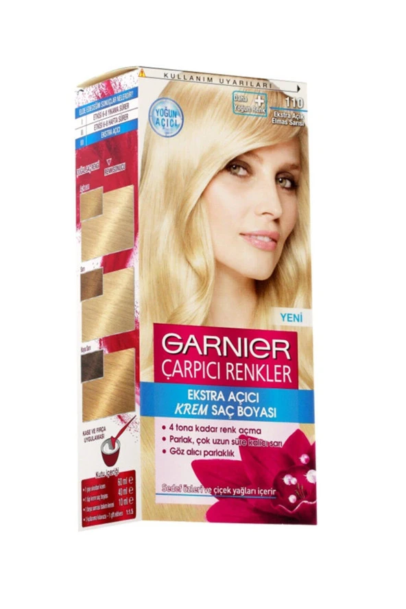 Garnier Çarpıcı Renkler 110 Ekstra Açık Elmas Sarısı