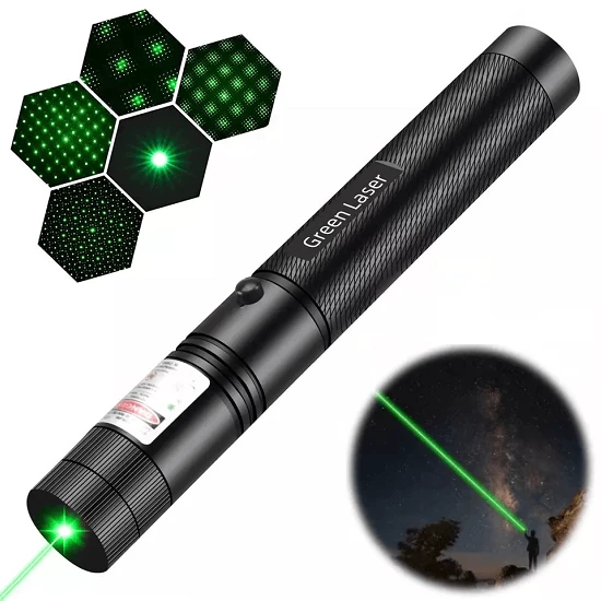 Green Laser Pointer Şarjlı Güçlü Yeşil Lazer