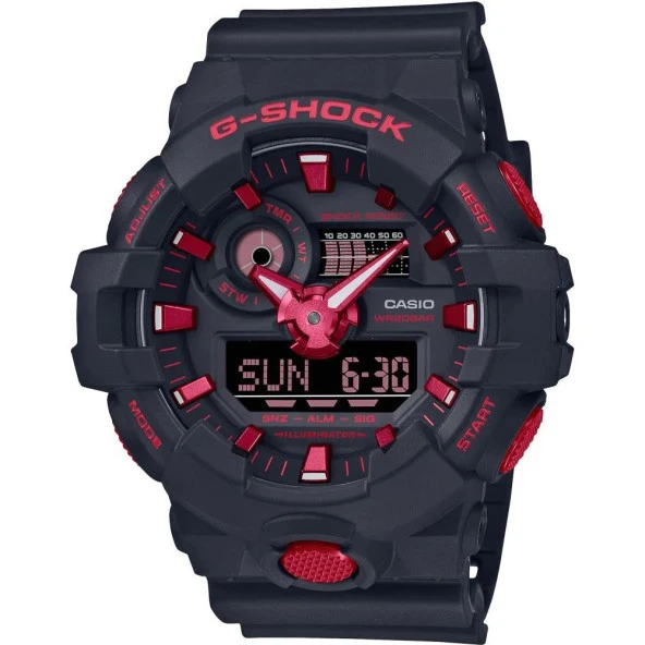 GA-700BNR-1ADR Casio G-Shock Erkek Kol Saati