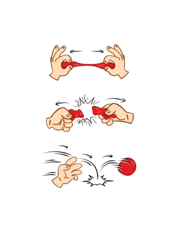 Disney Minnie Mouse Zıplayan Hamur 30 g Kırmızı-Red Castle ZDB-35 - 2