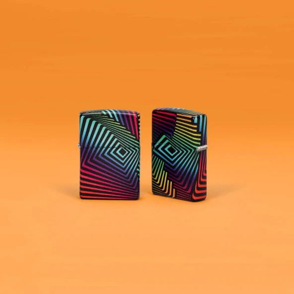 Zippo Rainbow Pattern Dizayn Çakmak - 2