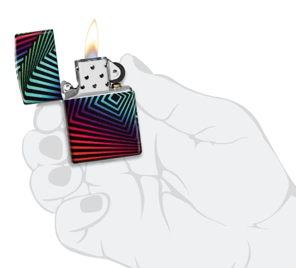 Zippo Rainbow Pattern Dizayn Çakmak - 4
