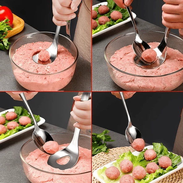 Lokma ve Köfte Kaşığı Servis Kepçesi - 4