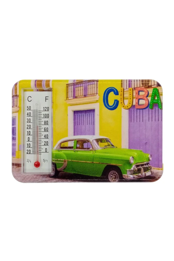 Küba Temalı Dereceli Magnet - Resim 3