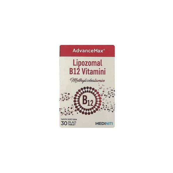 Mediniti AdvanceMax Lipozomal B12 Vitamini 30 Dilaltı Tablet