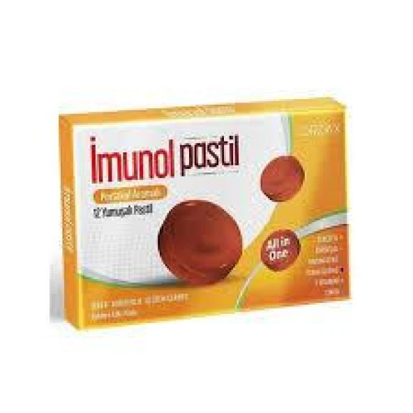 İmunol Portakal Aromalı 12 Li Pastil ürün görseli