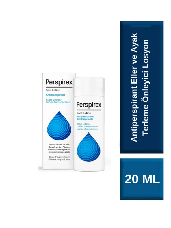 Perspirex Antiperspirant Eller Ve Ayak Terleme Önleyici Losyon 20 Ml