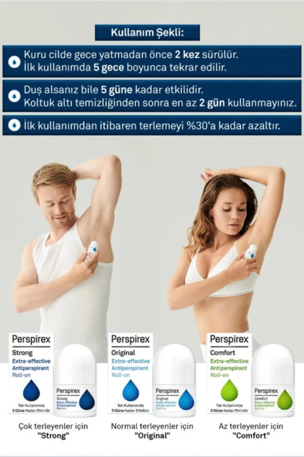 Perspirex Güçlü Terleme Önleyici Extra Etkili Roll-on 5 ML