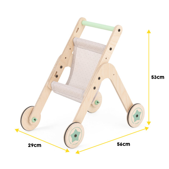 Trio Stroller Yürüteç - Oyuncak Bebek Arabası - 6
